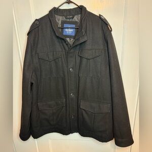 Old Navy Black Pea Coat - Men’s Size XXL